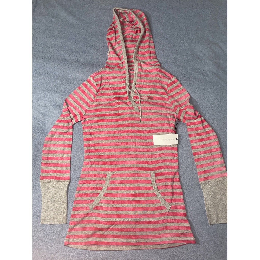 Calvin Klein Performance Long Sleeve Hoodie Running Training Workout Casual